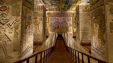 Tomb of Ramesses VI. VI.This tomb was begun by King Ramesses V