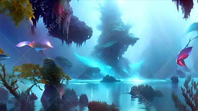 Mystical beauties of the underwater world