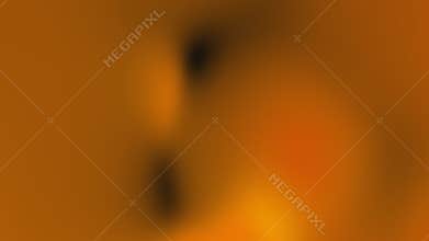 Blurred gradient background, brown and orange hues.