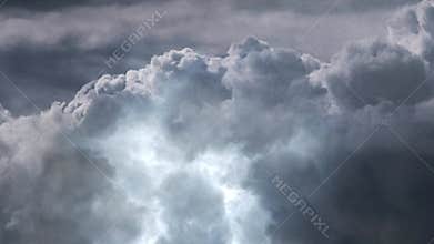 thunderstorms in dark sky ultra HD