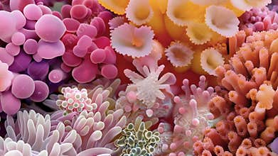 The diverse microbial flora found in the human intestine including archaea bacteria and fungi