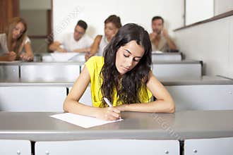 Writing an exam