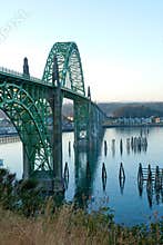 Yaquina Bay Bridge in Newport, OR