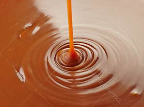 Sweet caramel sauce