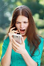 Disgusted girl