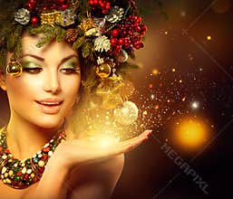 Winter Christmas Woman