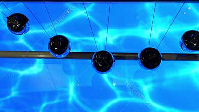 Newton's pendulum or cradle balance ball.