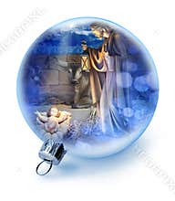 Christmas Jesus Nativity Scene Ornament