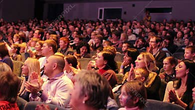 Audience applauded after the premiere.