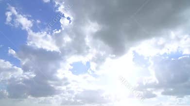 Summer clouds time lapse