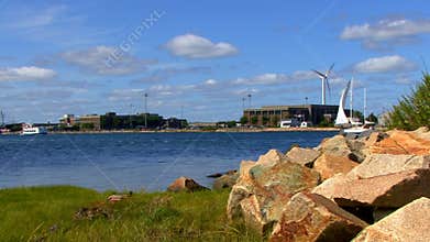 Cape Cod Canal; wind turbine 9