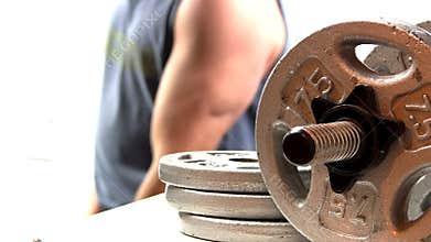 Pumping iron fitness workout; 11