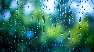 Excessive moisture in the house during winter causes condensation on double-glazed windows, as seen in a close-up, when