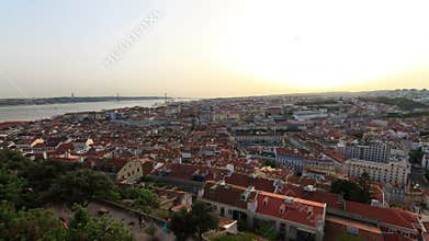 Lisbon sunset timelapse