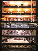 Floor layout at Mitsukoshi, Tokyo