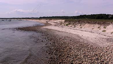 Cape Cod beach and sand dunes