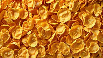 Corn flakes background.