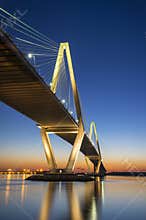 Charleston SC Arthur Ravenel Jr. Suspension Bridge over South Carolina