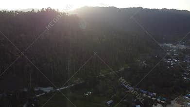 Philippine Paradise: Aerial Drone Views of Stunning Sunsets, Sunrises, and Tropical Beaches with Palm Trees