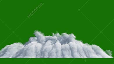 Snow avalanche high quality green screen effect 4k