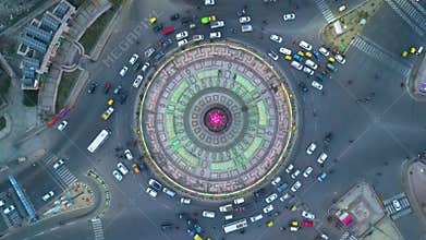 Beautiful aerial view city of Lucknow Beautiful Road, Park, 1090 lucknow Chowk, DR BHEEMRAO AMBEDKAR SAMAJIK PARIVARTAN STHAL DWAR