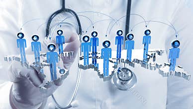 Medical network concept