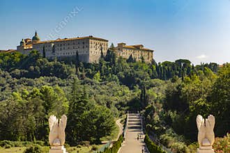 Benedictine Abbey of Monte Cassino in Italy