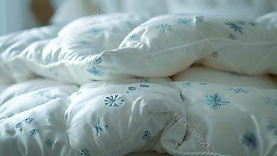 Wrapped in a luxurious silk duvet with a delicate snowflake pattern guests drift off to sleep indulging in the ultimate