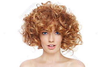 Curly hairstyle