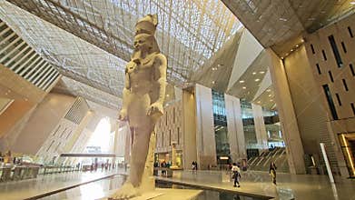 The Grand Egyptian Museum, Giza Museum, Egypt's gift to the world, the largest archaeological museum in the world
