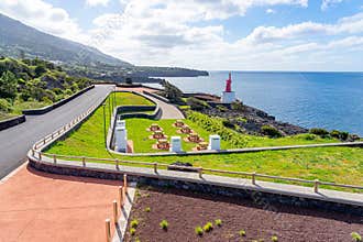 Picnic park next to the windmills with unique characteristics in the Azorean parish of Urzelina.