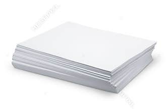 Stack white paper