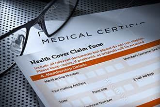 Medical Health Care Cover Insurance Form