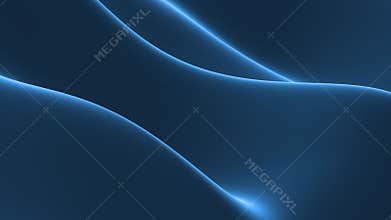 Looped animated dark blue wavy abstract background