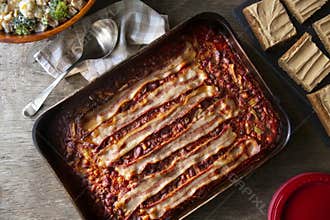 BBQ Barbecue Baked Beans Summer Potluck Gathering