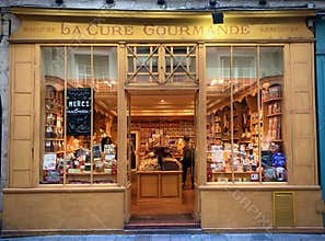 Charming French Pastry Shop Front