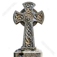 Celtic cross on transparent background