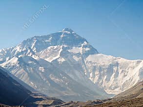 fantastic view of Mount Everest. Tibet. China