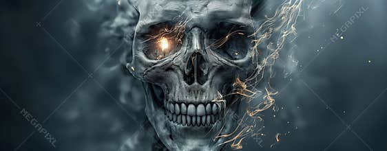 Scary Skull Background