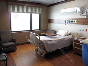Hospital Room and Bed