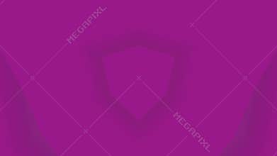Abstract Polygon Shape with a Purple Gradient Background and Smooth Edges Illustration