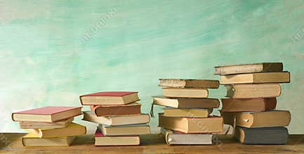 Stacks of books