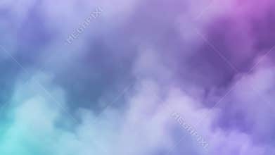 Ethereal gradient clouds shifting from vibrant teal to deep purple, creating an atmospheric backdrop for contemplation