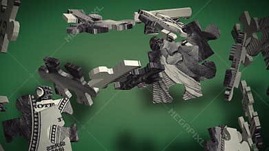U.S. $100 Dollar Bill Puzzle (HD)