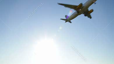 Aircraft Crossing the Sky