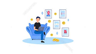 Nft investor Animated Video
