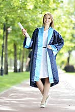 Young woman graduate