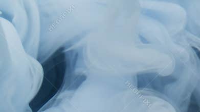 Dye cloud steam flow pigment haze curl spill ink