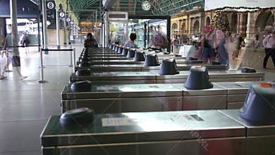 Train station time lapse