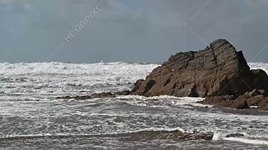 Seas get choppy after a storm